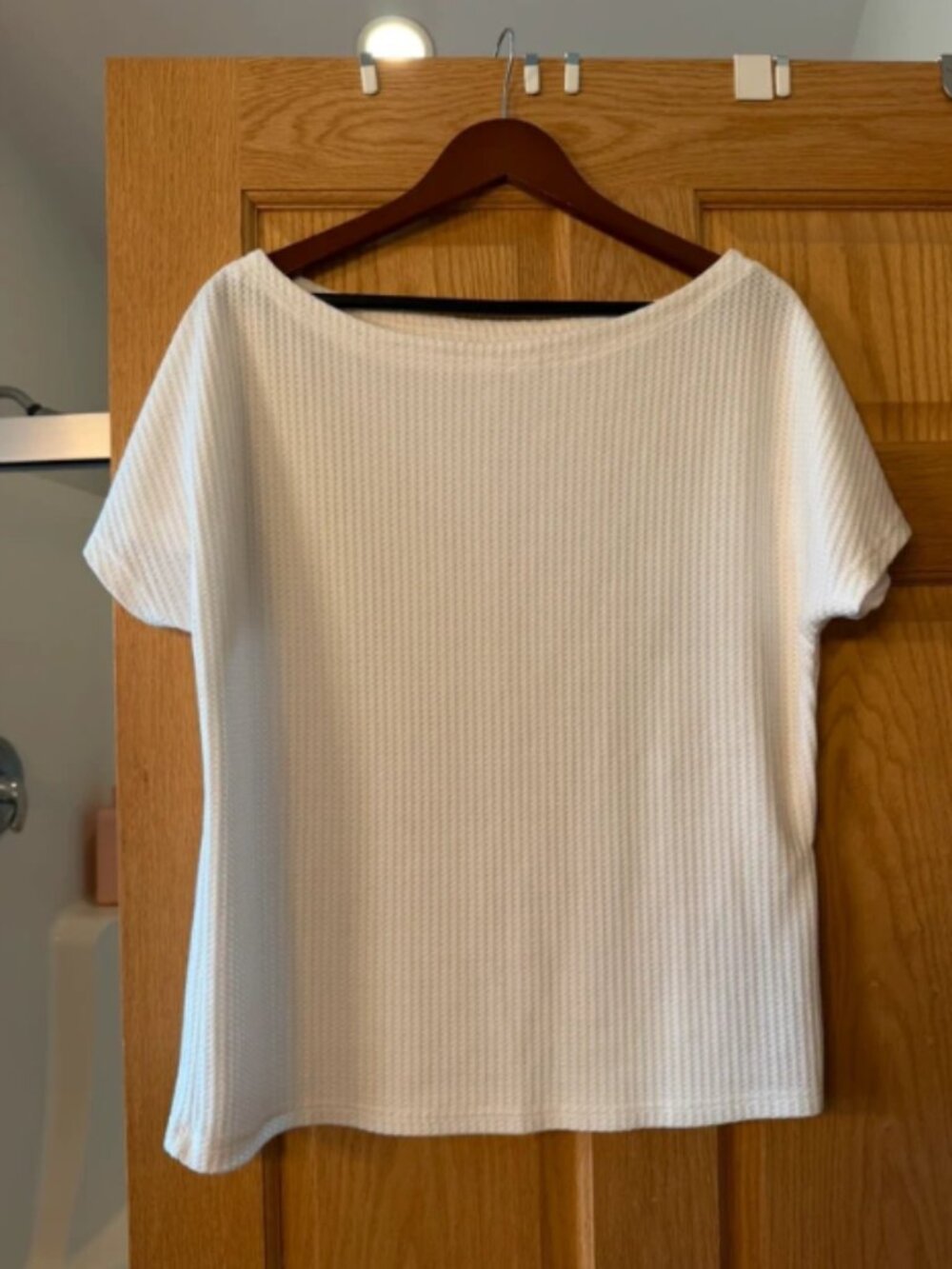 Large waffle shirt